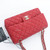 VAN CLEEF 
ARPELS Chanel Classic Medium Double Flap 19B Red Quilted Caviar with light gold hardware 