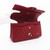 VAN CLEEF 
ARPELS Chanel Classic Medium Double Flap 17B Red Quilted Caviar with silver hardware-1653439300 
