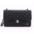 Chanel Classic Jumbo Double Flap Black Quilted Caviar with silver hardware-1653439393