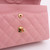 Chanel Vintage Classic Small Double Flap Pink Quilted Caviar with 24K gold plated hardware-1653439464