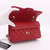 VAN CLEEF 
ARPELS Chanel Classic Small Double Flap 19B Red Quilted Caviar with light gold hardware 