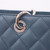 VAN CLEEF 
ARPELS Chanel Grand Shopping Tote GST 14A Blue Quilted Caviar with silver hardware 