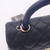 VAN CLEEF 
ARPELS Chanel Mini Coco Handle 21P Navy Quilted Caviar with lizard embossed handle and light gold hardware 