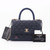 VAN CLEEF 
ARPELS Chanel Mini Coco Handle 21P Navy Quilted Caviar with lizard embossed handle and light gold hardware 