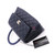 VAN CLEEF 
ARPELS Chanel Mini Coco Handle 21P Navy Quilted Caviar with lizard embossed handle and light gold hardware 