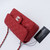 VAN CLEEF & ARPELS Partial payment: Chanel Classic Mini Rectangular 18C Deep Red Quilted Caviar Silver hardware 