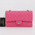 VAN CLEEF 
ARPELS Chanel Classic Medium Double Flap 19C Pink Quilted Caviar with light gold hardware-1653440751 