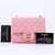 VAN CLEEF & ARPELS Chanel Classic Mini Square 21S Light Pink Quilted Lambskin with light gold hardware 