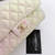 VAN CLEEF & ARPELS Chanel Classic Mini Rectangular 20B Iridescent Ivory Quilted Lambskin with light gold hardware 