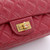 CHANEL Chanel Reissue 224 Double Flap 15A Red Quilted Calfskin with aged gold hardware 