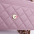 VAN CLEEF & ARPELS Chanel Wallet on Chain Pearl Coco Candy 21S Light Pink/Rose Clair Quilted Caviar with light gold hardware 