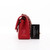 VAN CLEEF 
ARPELS Chanel Classic Small Double Flap 19B Red Quilted Caviar with light gold hardware-1653442519 