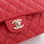 VAN CLEEF & ARPELS Chanel Classic Small Double Flap 19B Red Quilted Caviar with light gold hardware-1653442519 