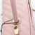 VAN CLEEF & ARPELS Chanel Coco Handle 20A Beige Pink Chevron Caviar Lizard Embossed with light gold hardware 