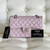 VAN CLEEF & ARPELS Chanel Classic Small Double Flap 21S Light Pink Quilted Caviar with light gold hardware 