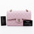 VAN CLEEF & ARPELS Chanel Classic Small Double Flap 21S Light Pink Quilted Caviar with light gold hardware 