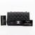 VAN CLEEF & ARPELS Chanel Classic Mini Rectangular 18B Black Quilted Caviar with silver hardware ⁣⁣⁣ 
