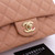 VAN CLEEF & ARPELS Chanel Classic Mini Rectangular 18S Caramel Quilted Caviar with light gold hardware 