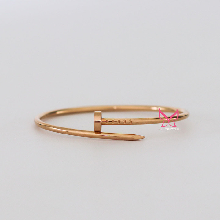 CARTIER Small Juste Un Clou Bracelet 18K Rose Gold 16 