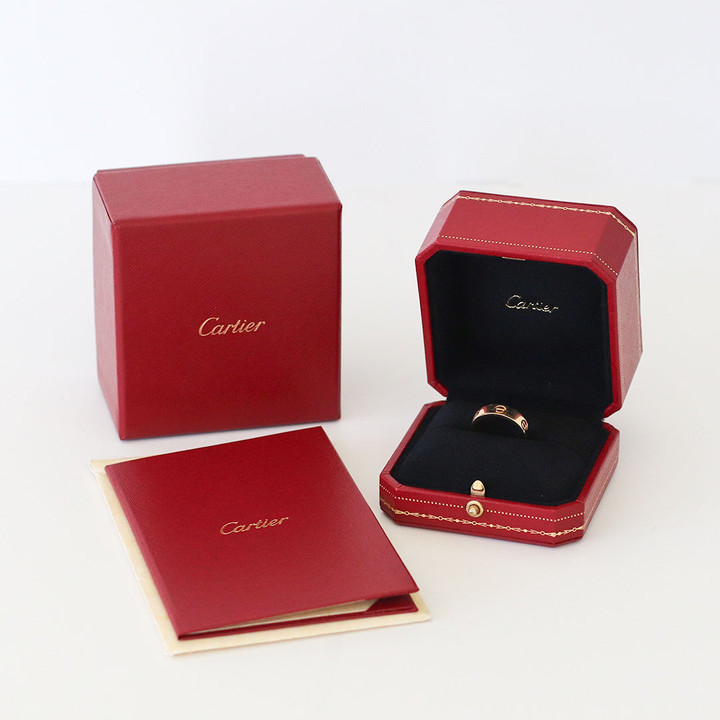 Love Ring 5.5mm 18K Yellow Gold 58