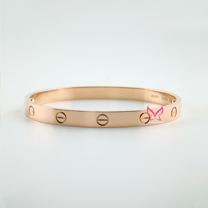 CARTIER Love Bracelet 18K Rose Gold 18 