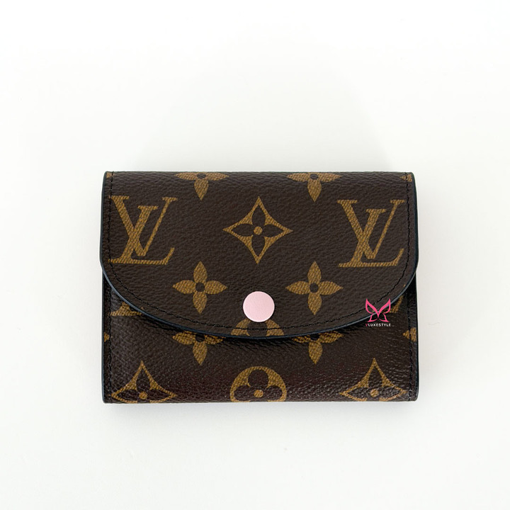 LOUIS VUITTON Rosalie Coin Purse Monogram Rose Ballerine 