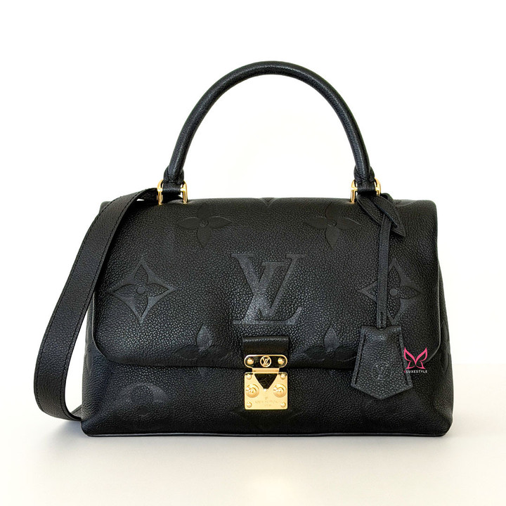LOUIS VUITTON Madeleine MM Black Monogram Empreinte 