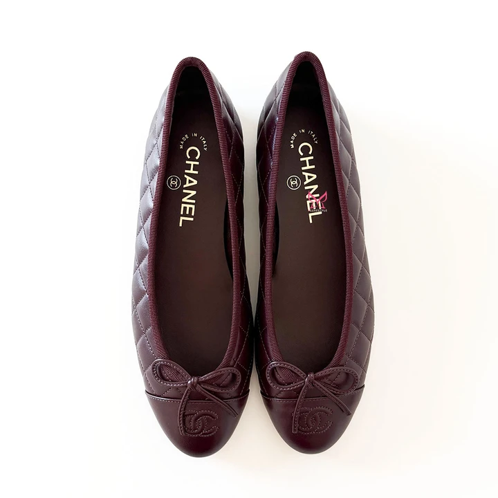 Ballerina Flats 26P Burgundy 39