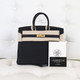VAN CLEEF 
ARPELS Hermes Birkin 25 Black Togo with gold hardware 