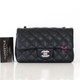 CHANEL Chanel Classic Mini Rectangular 18C Iridescent Quilted Caviar Shiny Ruthenium Hardware 