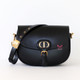 DIOR Dior Bobby Bag Black Box Calfskin Gold Hardware 