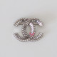 CHANEL Chanel 21V Baguette CC Crystal Brooch 