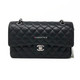 RESERVED: Chanel Classic Medium Double Flap Black Quilted Caviar with silver hardware