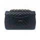 Chanel 19S Mini Rectangular Black Chevron Lambskin with brushed gold hardware