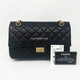VAN CLEEF 
ARPELS Chanel Reissue 2.55  Black Quilted Aged Calfskin Double Flap with aged gold hardware 225-1653427519 