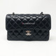 Chanel Classic Small Double Flap Black Caviar with silver hardware-1653427802