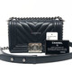 VAN CLEEF 
ARPELS Chanel 15S Small Le Boy Black Chevron Calfskin with ruthenium hardware 
