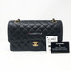 Chanel Classic Black Quilted Caviar Medium Double Flap with gold hardware