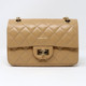 VAN CLEEF 
ARPELS Chanel 19A Mini Reissue Beige Quilted Aged Calfskin with shiny gold hardware 