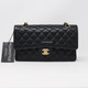 Chanel Classic Medium Double Flap Black Quilted Caviar with gold hardware-1653434583