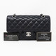 Chanel Classic Medium Double Flap Black Quilted Caviar with silver hardware-1653435303