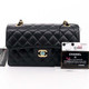 Chanel Classic Small Double Flap Black Quilted Caviar with gold hardware-1653437629