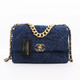 VAN CLEEF 
ARPELS Chanel 19 Flap Medium/Large 20S Denim with Mixed Hardware 