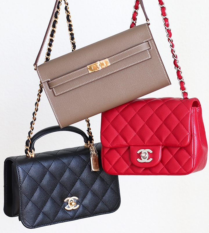 500+ affordable chanel 22p top handle For Sale, Bags & Wallets