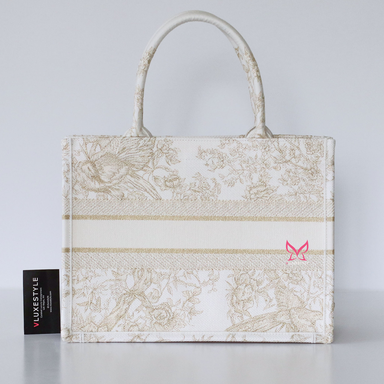 ◆希少◆VINTAGE◆【DIOR】Book Tote*Dior herbarium*バッグ CHRISTIAN DIOR Canvas Embroidered Medium Herbarium Book Tote