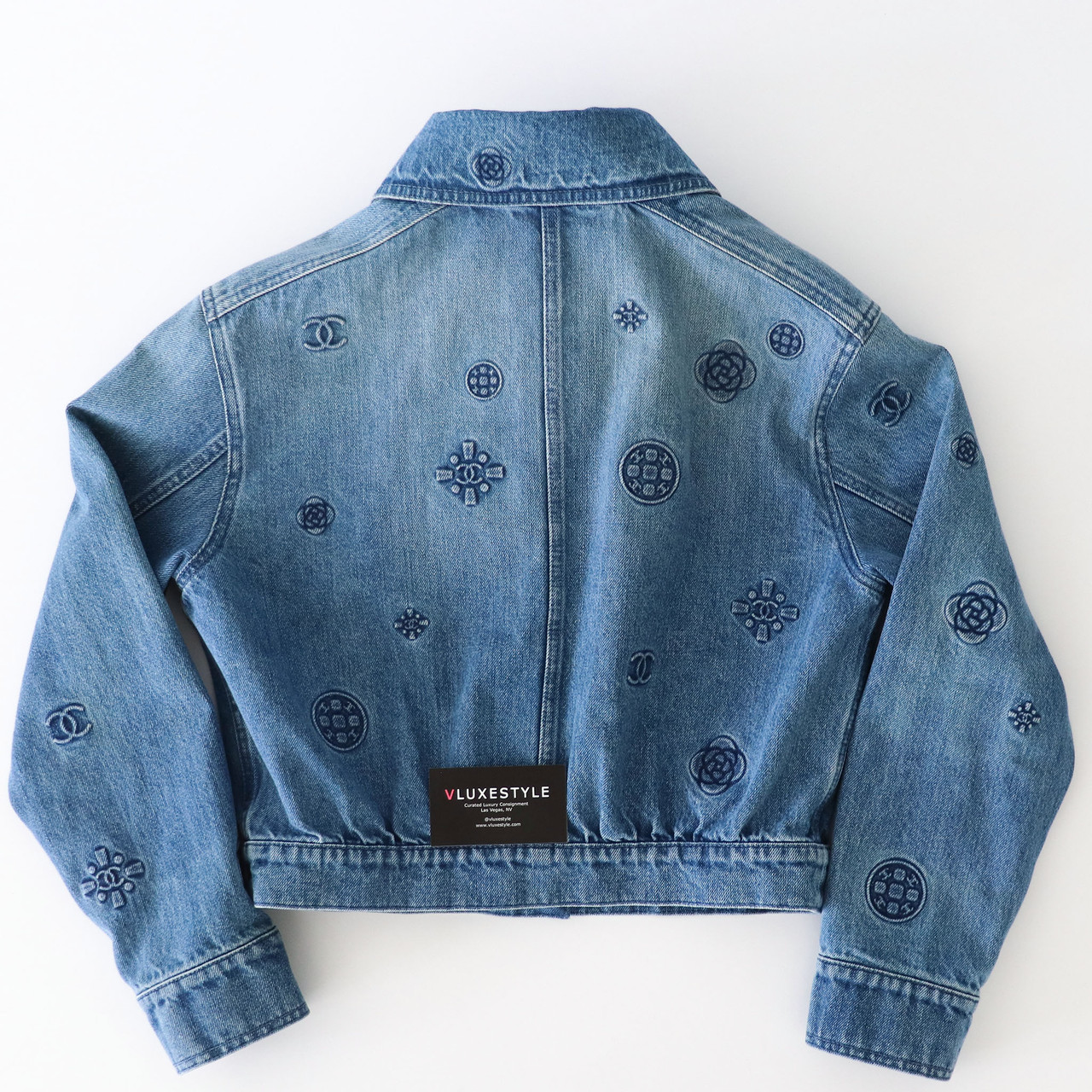 Chanel 21P Denim Jacket size 36 FR