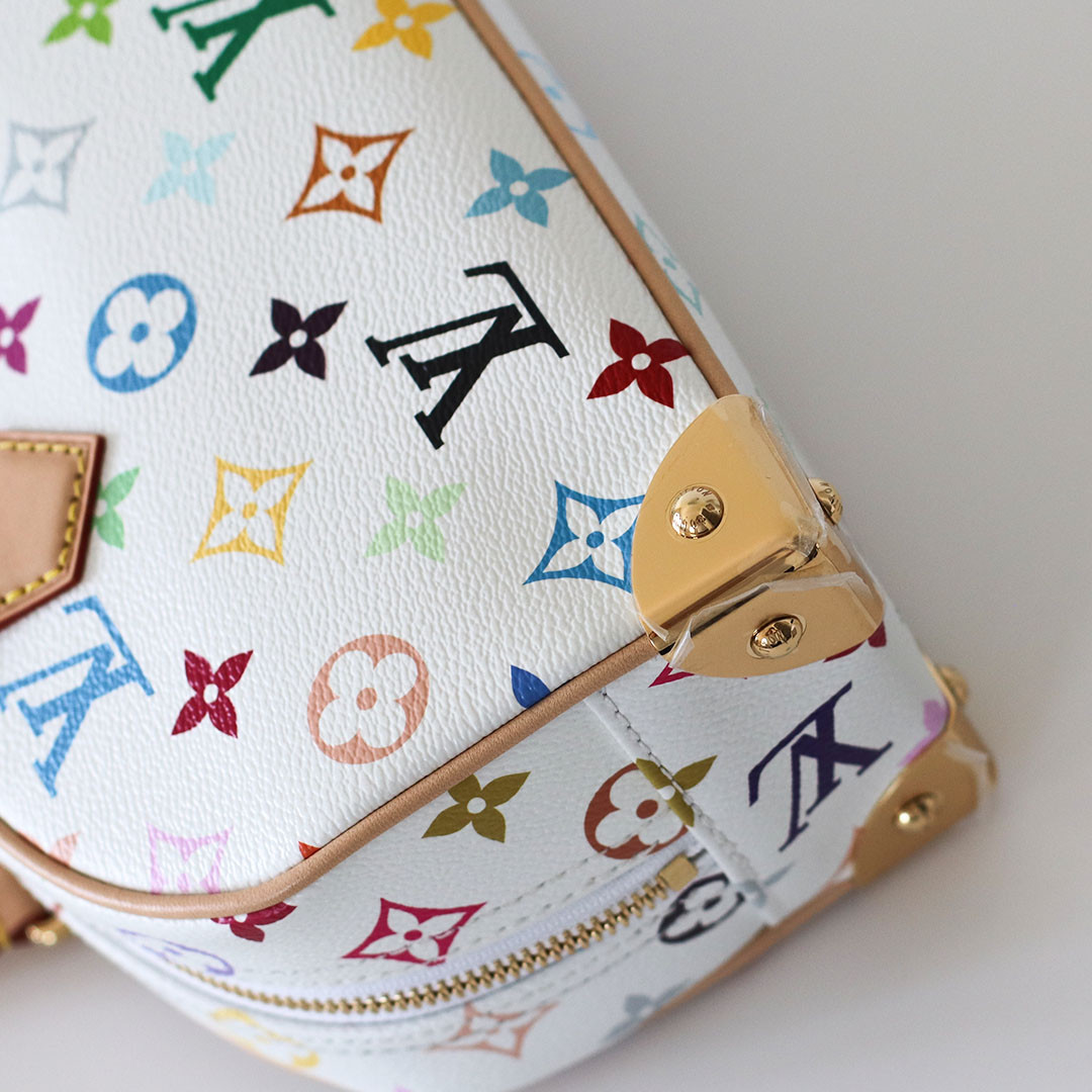 Louis Vuitton X Takashi Murakami East West White Multicolor