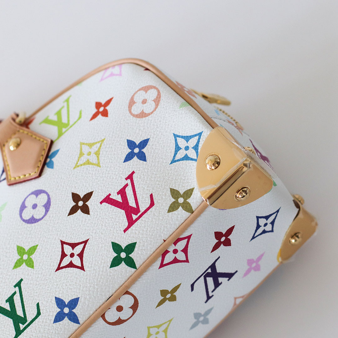 Louis Vuitton X Takashi Murakami East West White Multicolor