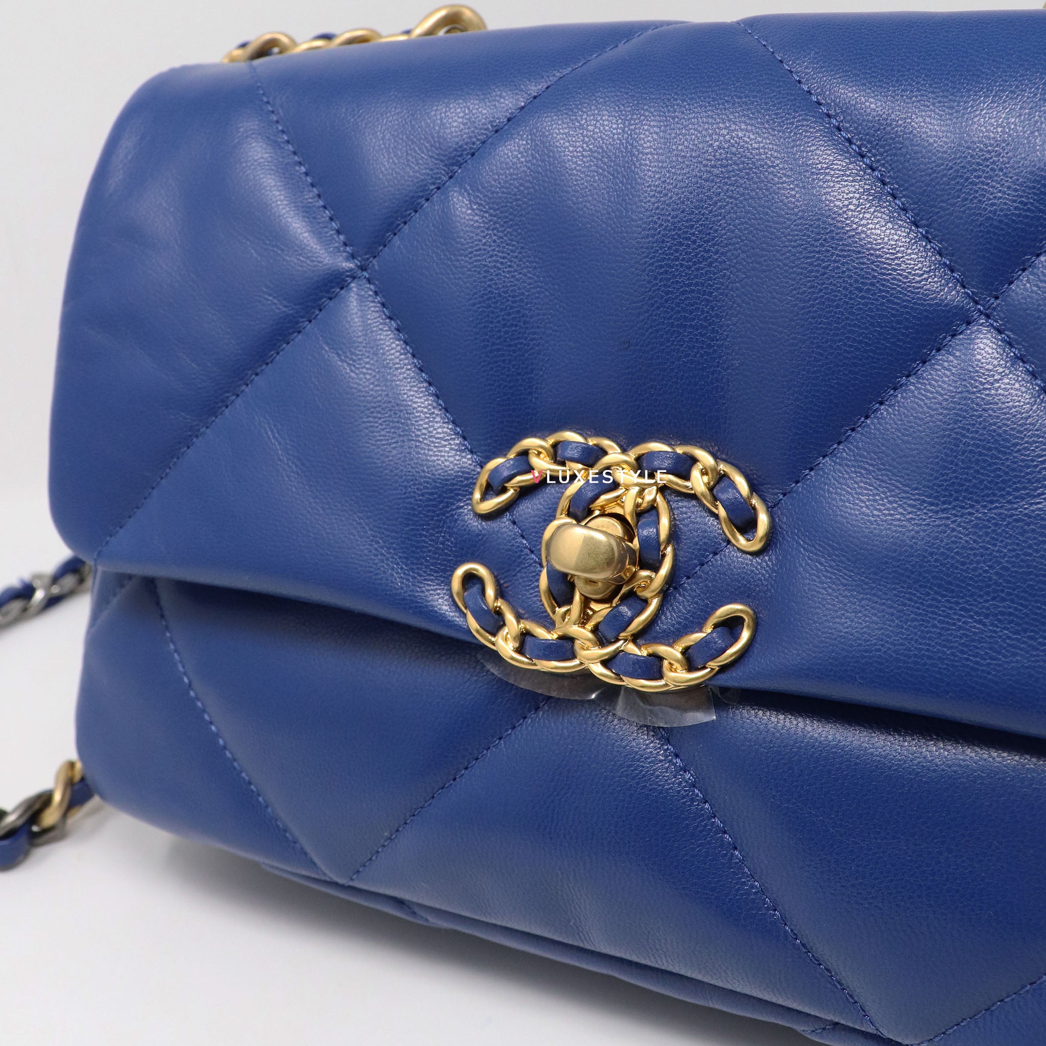Chanel Bag Mini de jour blue with silver hardware AGC1199