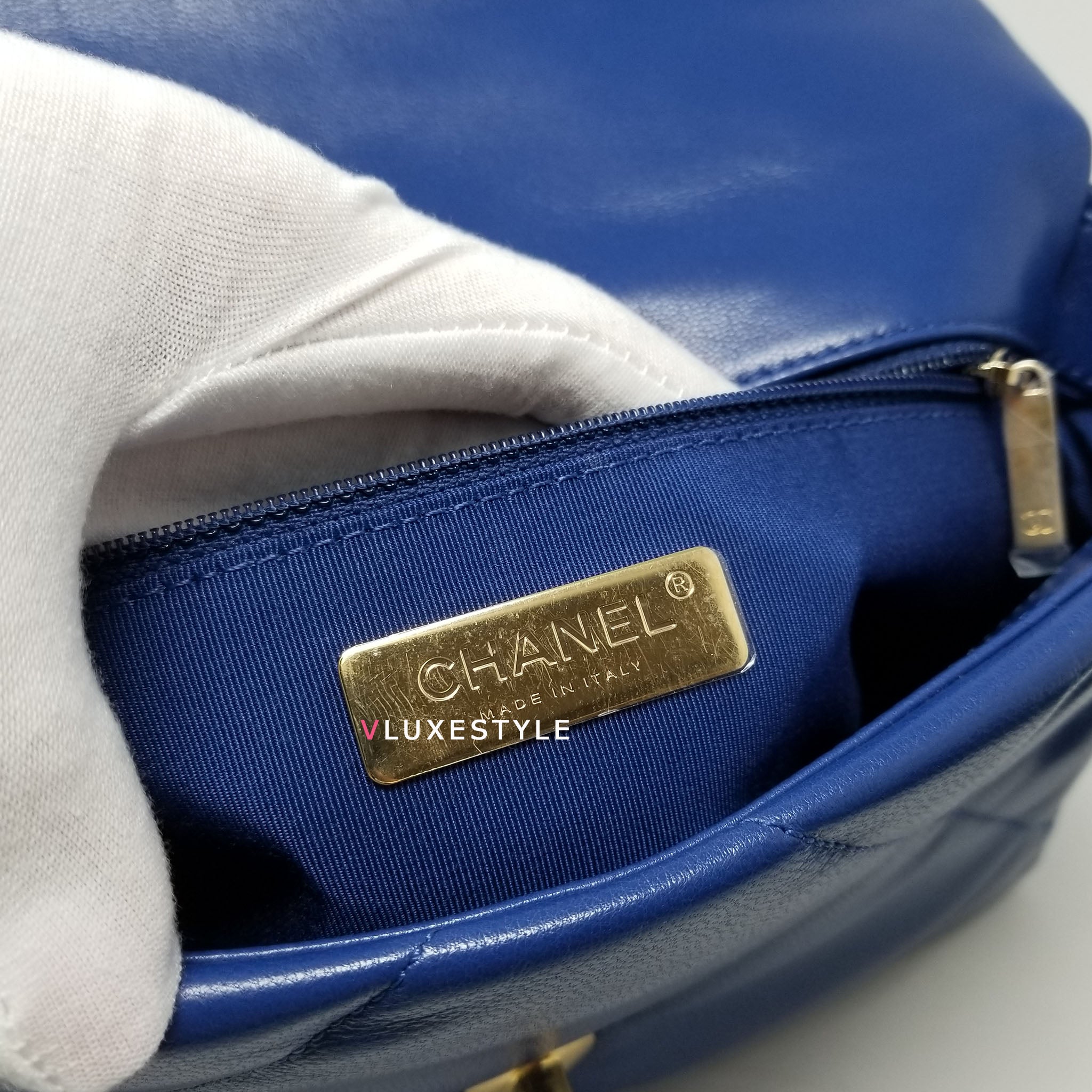 Chanel Mini Square 19B Blue